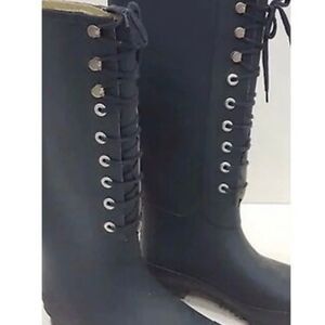 Noa Noa Rubber Boots l' ESS Rubber Boot  Blue Size: 8-8.5